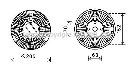 AVA QUALITY COOLING Kytkin, jäähdytystuuletin MNC067